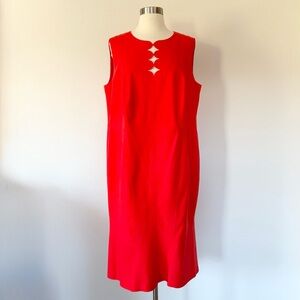 Akris Punto NWT Scallop Cut-Out Trumpet Hem Dress 16